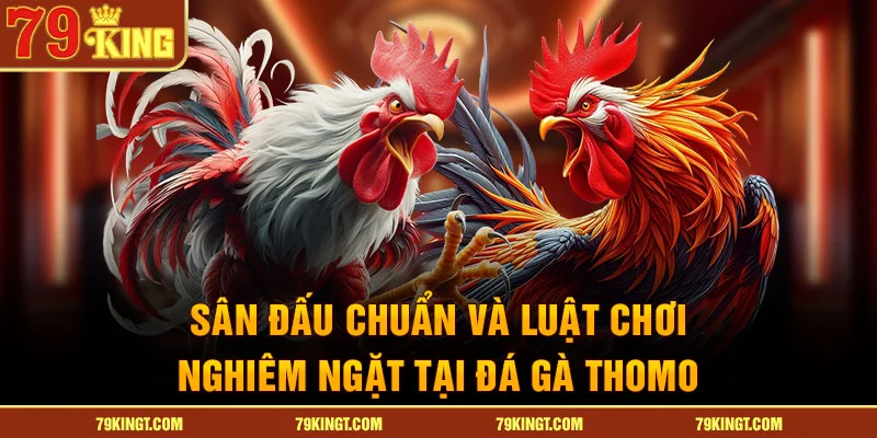 Sân đấu chuẩn và luật chơi nghiêm ngặt tại Đá gà Thomo